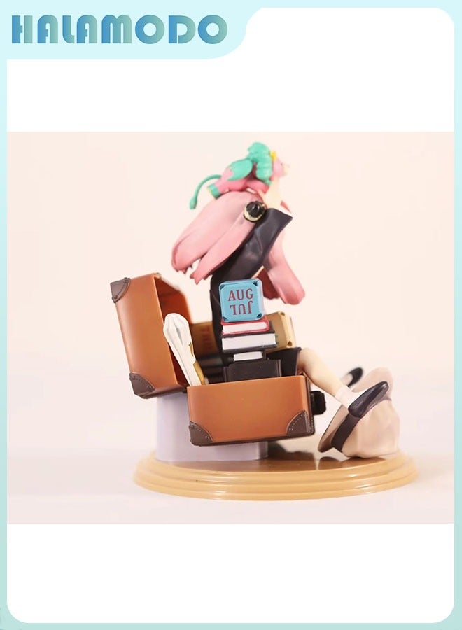 هالامودو سبي العاشر الأسرة ، 16 سم جميل واحد يجلس أنيا دمية ، أزياء أنيمي نموذج اليد ، والحلي والهدايا - Image 5