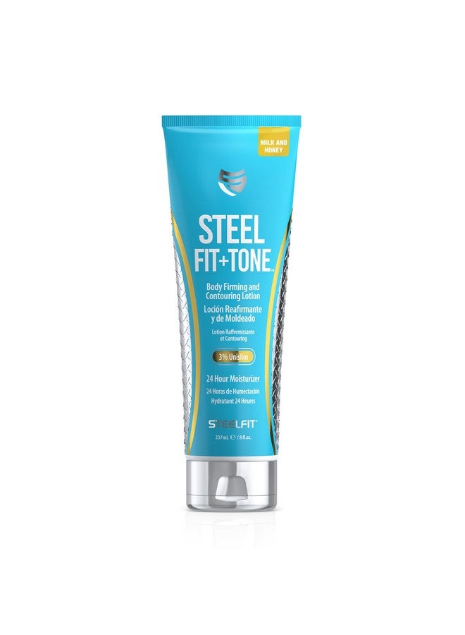 SteelFit Steel Fit + Tone | Skin Tightening Cream for Body | 30-45 Days of Supply | 24-Hour Skin Firming Body Lotion, Belly Firming and Tightening Cream | Milk & Honey - Image 1