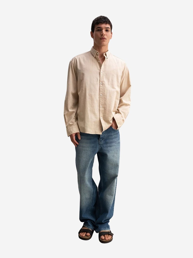 GIESTO Cotton Oversized Button-Up Shirt - Image 3