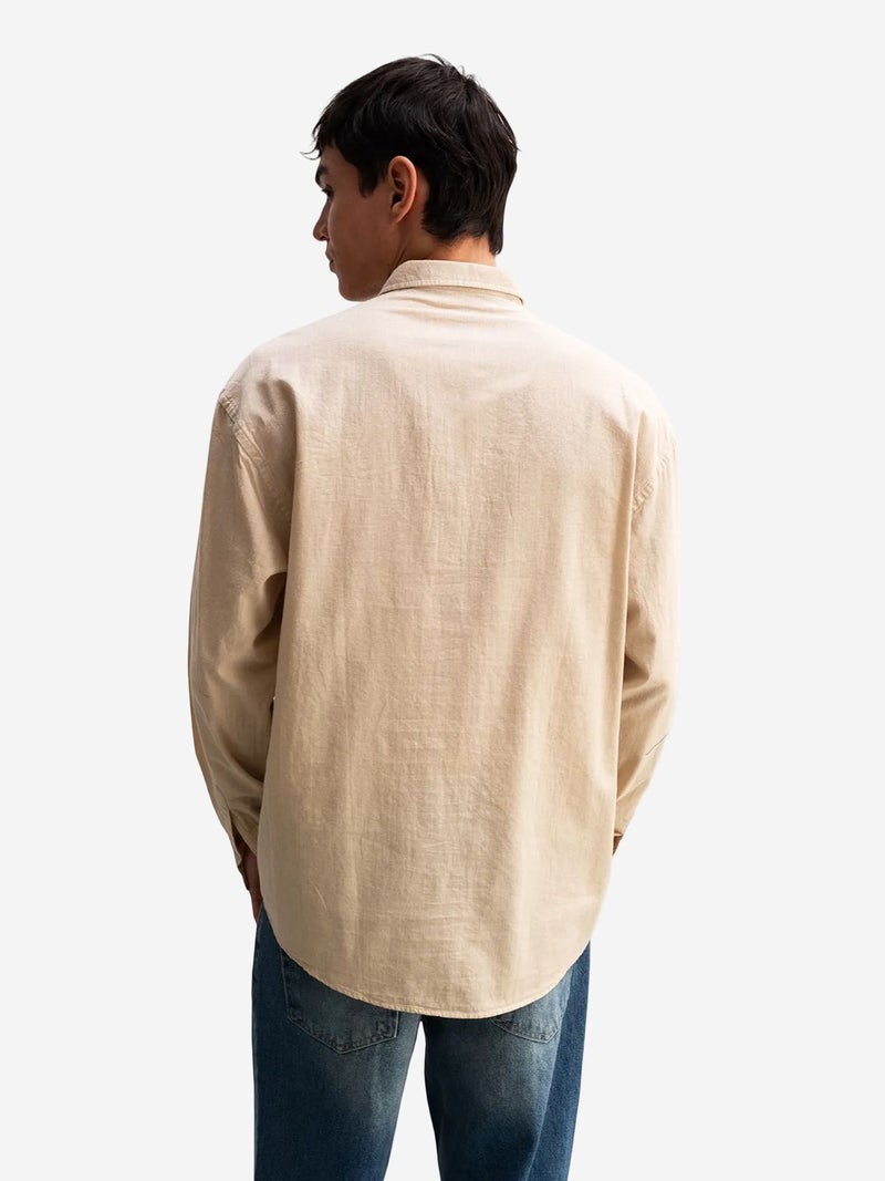 GIESTO Cotton Oversized Button-Up Shirt - Image 2