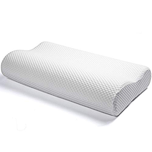 Sleepsia Memory Foam Pillow for Sleeping, Cool Gel Cervical Contour Orthopedic Bed Pillow with Washable Cover Supports Neck Shoulder Back Pain Relief (Pack of 2) - Image 2