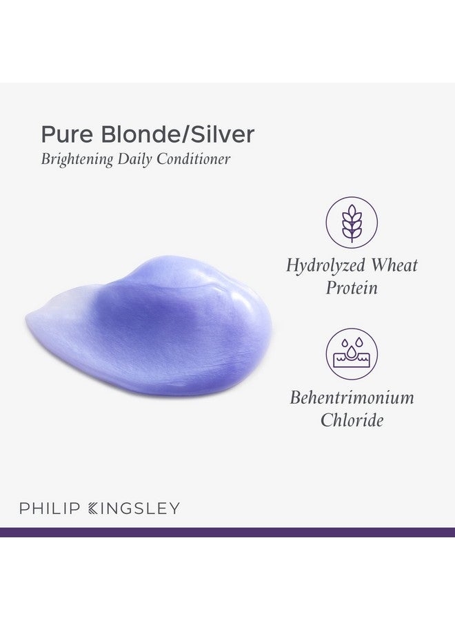 فيليب كينجزلي بلسم فيليب كينغسلي اليومي لتفتيح الشعر الأشقر/الفضي النقي، أرجواني، للشعر الأشقر والرمادي والنحاسي، لون الشعر المصبوغ والمُبيّض، للحصول على لون برتقالي نحاسي ودرجات صفراء، 6.76 أونصة - Image 3