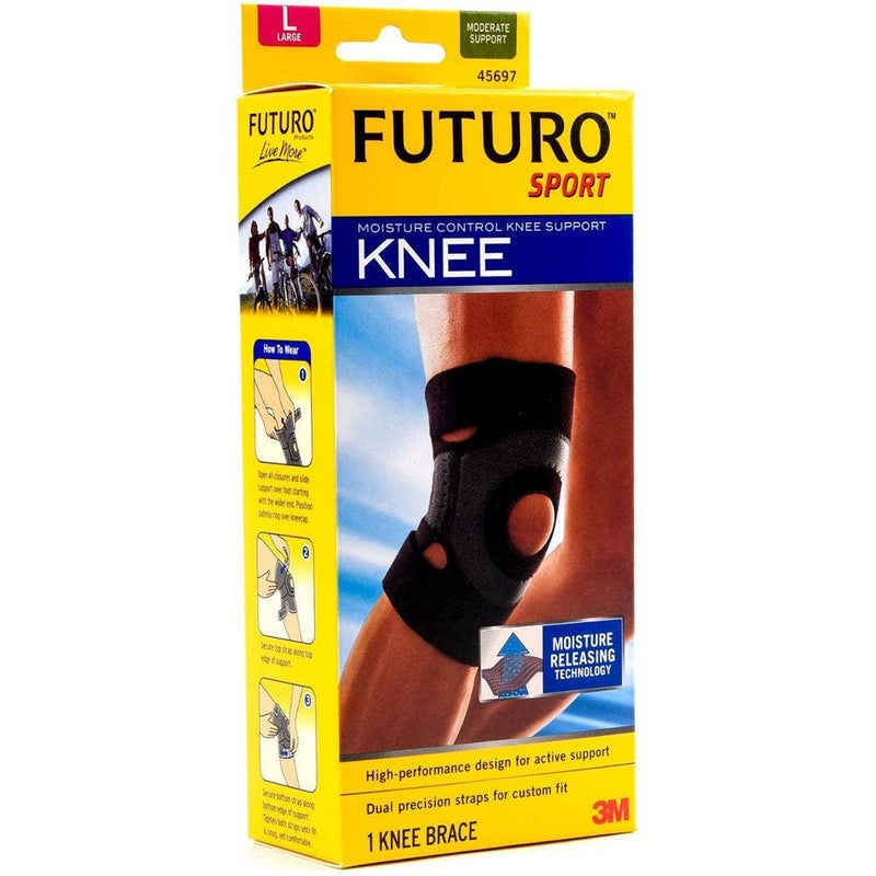 FUTURO 3M Futuro Sport Moisturizing Control Knee Support Large - Image 2