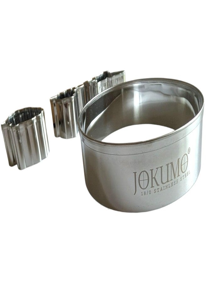 JOKUMO Easter Linzer Cookie Cutter Set 4 PC - Sheep, Butterfly and Rabbit - 18/0 Stainless Steel - Image 3