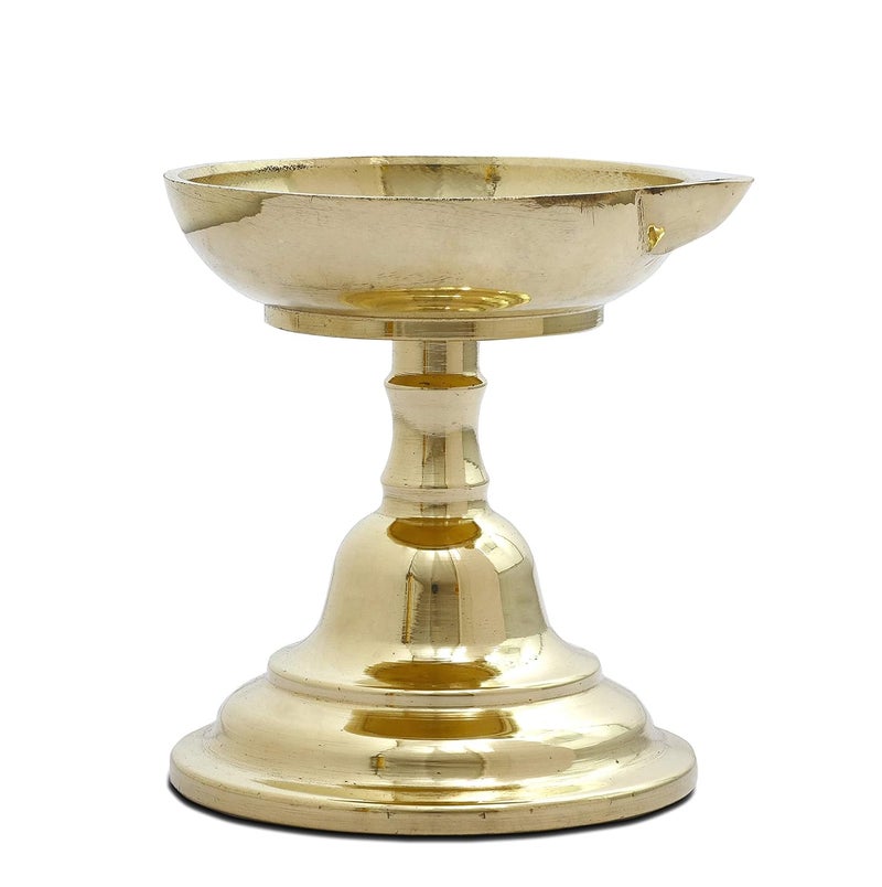 DMI Panati DiyaPanatiPanti Diya with Stand of Diameter 2 30ml Oil Capacity - Image 5