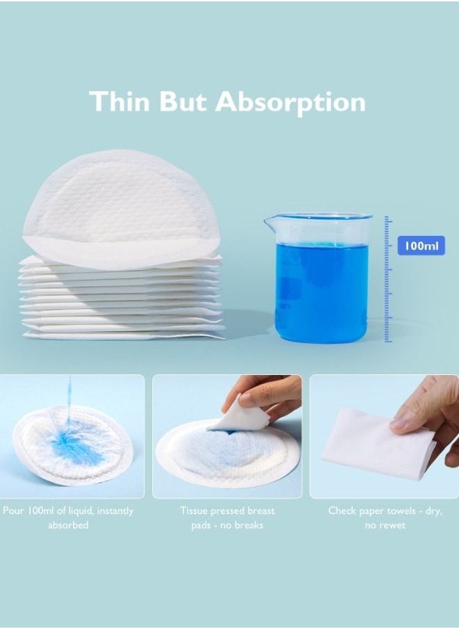 Momcozy - Ultra-Thin Disposable Nursing Pads, Super Absorbent and Breathable Breastfeeding Pads, Make The Breasts Light and Unburdened, 3D Shape for The Best Fit, Individually Packaged - Image 1