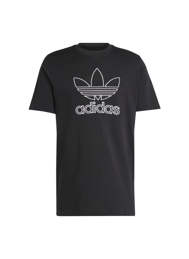 اديداس adidas OUTL TREF TEE Black Originals Men T-SHIRTS