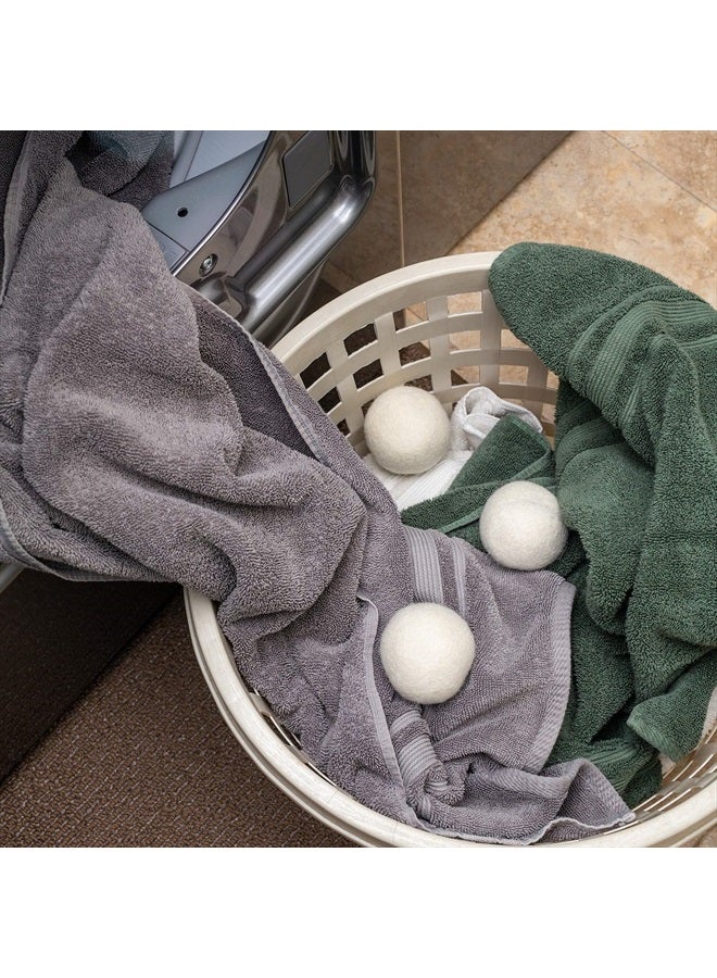 Ecoigy Wool Dryer Balls Organic XL 6-Pack by Ecoigy, Reusable Natural Fabric Softener for Laundry, Dryer Sheets Alternative, New Zealand Wool, Speed Up Dry Time, Cut Energy Costs - Image 3