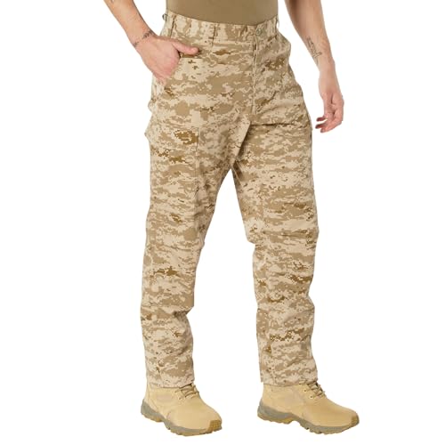 Rothco Digital Camo Tactical BDU Pants (US, Alpha, Medium, Regular, Regular, Desert Digital Camo) - Image 3