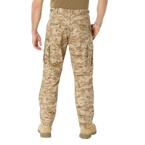 Rothco Digital Camo Tactical BDU Pants (US, Alpha, Medium, Regular, Regular, Desert Digital Camo) - Image 2