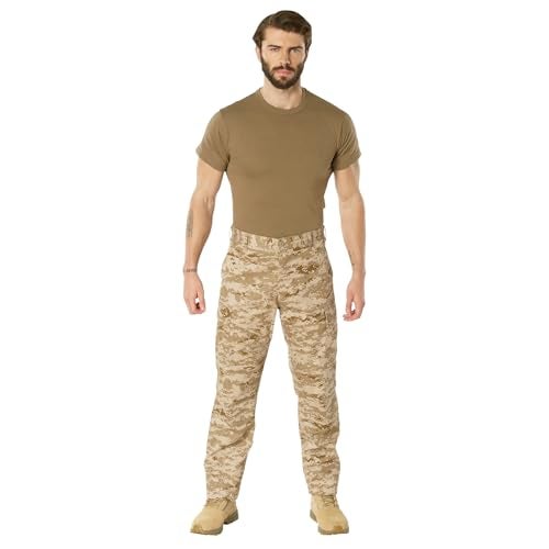 Rothco Digital Camo Tactical BDU Pants (US, Alpha, Medium, Regular, Regular, Desert Digital Camo) - Image 4