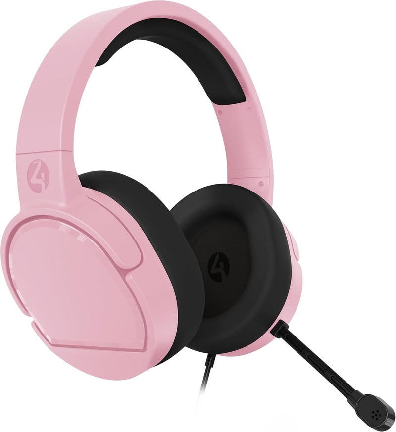 4gamers Panther Premium Gaming Headset for XBOX, PS4/PS5, Switch, PC, Bloom - Image 2
