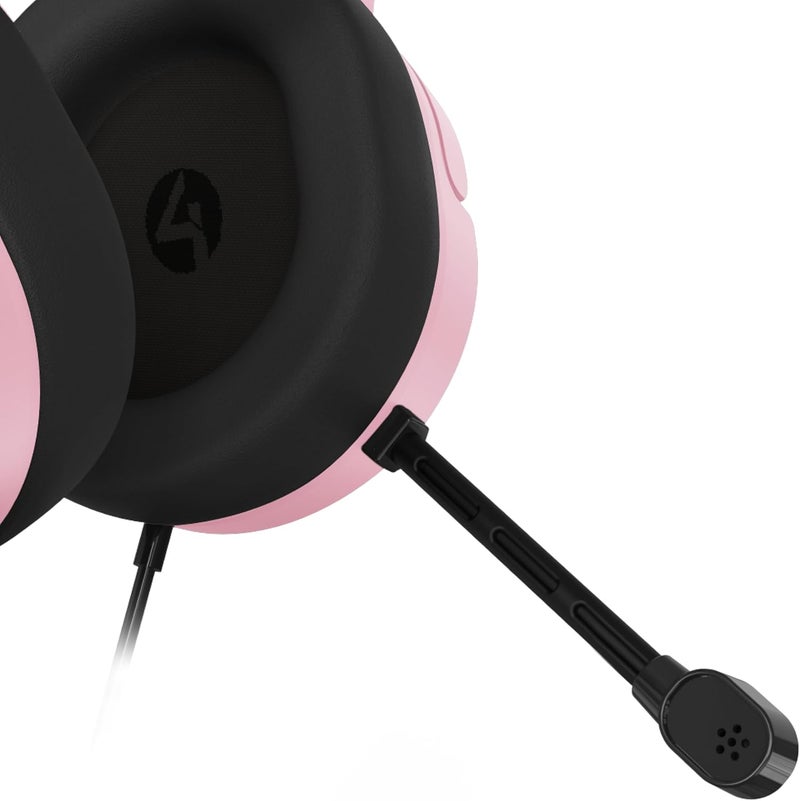 4gamers Panther Premium Gaming Headset for XBOX, PS4/PS5, Switch, PC, Bloom - Image 4