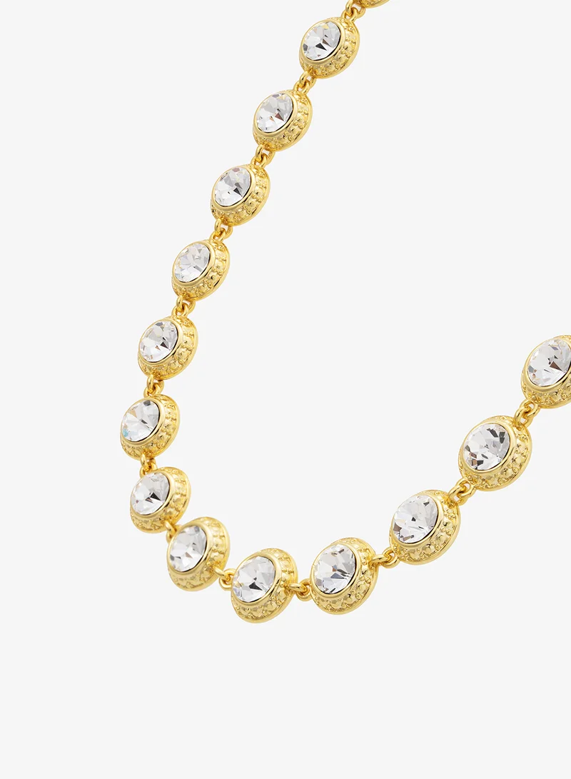 Ted Baker Solanna Solitaire Sparkle Crystal Chain Necklace