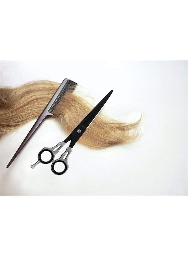 FACON Facón Professional Razor Edge Barber Hair Cutting Scissors - Japanese Stainless Steel - 6.5" Length - Fine Adjustment Tension Screw - Salon Quality Premium Shears (The Alpha) - Image 2