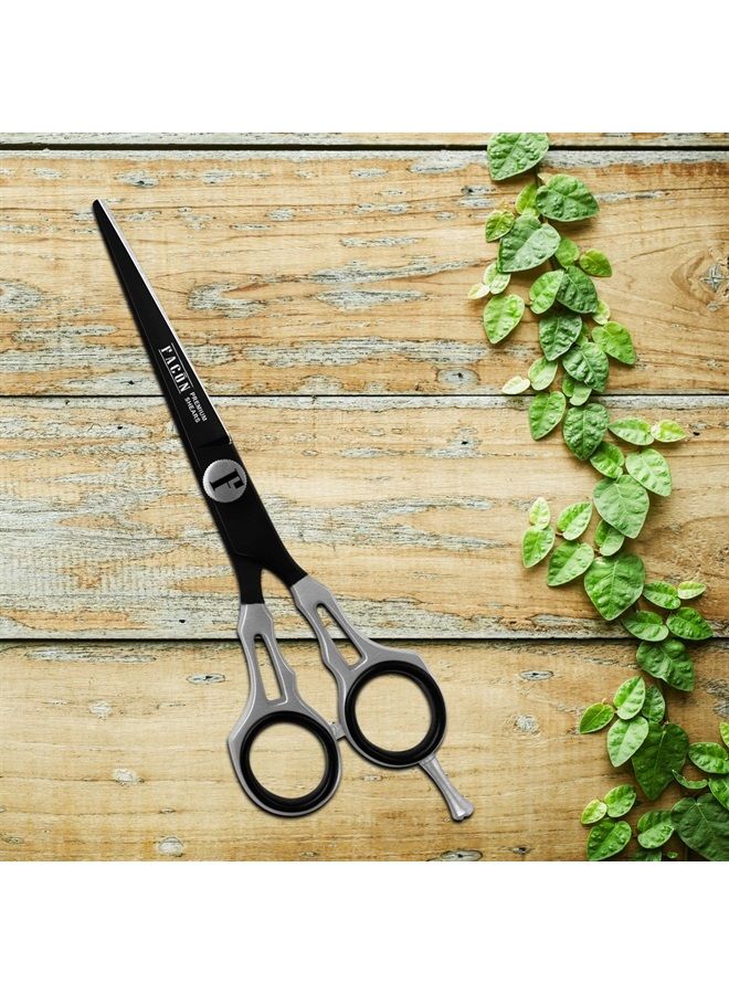 FACON Facón Professional Razor Edge Barber Hair Cutting Scissors - Japanese Stainless Steel - 6.5" Length - Fine Adjustment Tension Screw - Salon Quality Premium Shears (The Alpha) - Image 4
