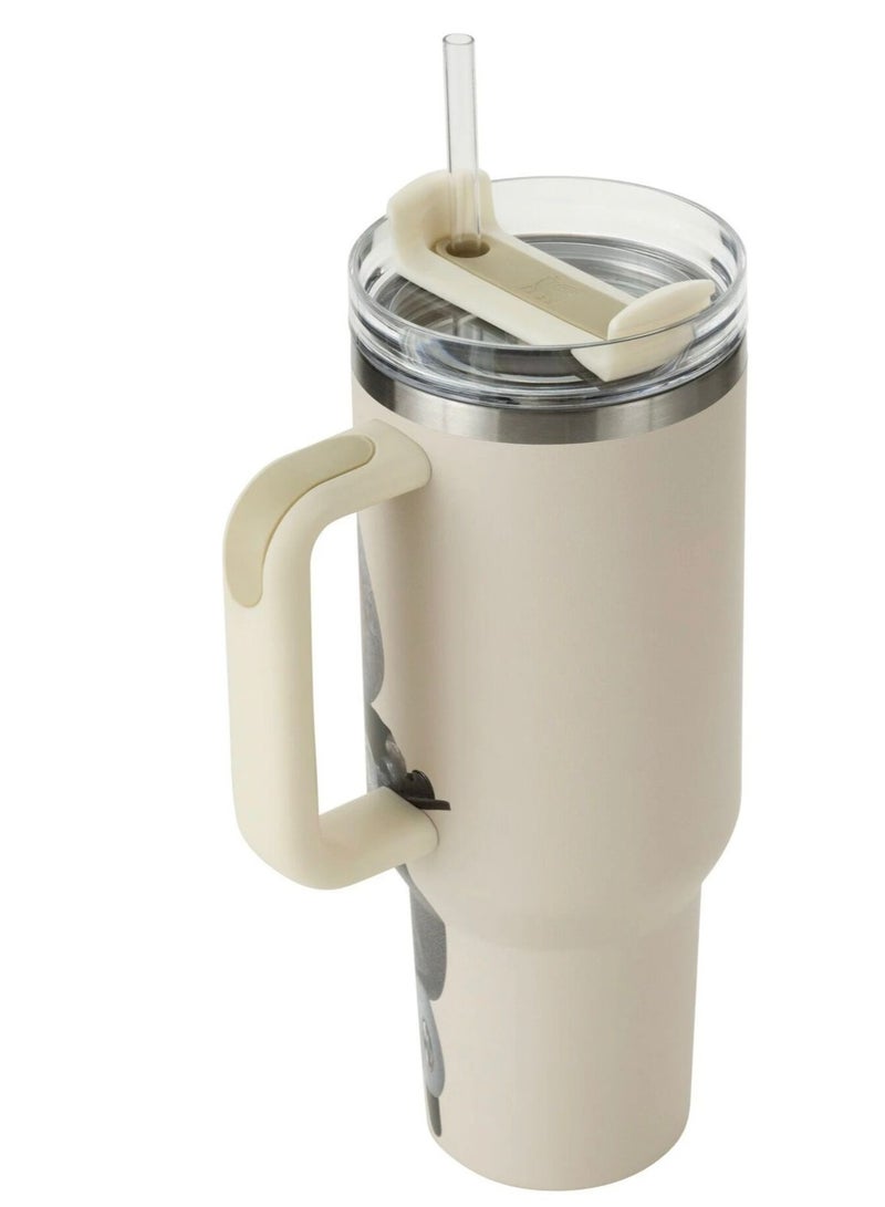 Stanley Labubu Quencher H2.0 40oz Limited Edition Tumbler | Double Wall Vacuum Insulated Stainless Steel Travel Mug with Handle & FlowState Lid | Keeps Drinks Cold 12h & Hot 7h | Eco-Friendly Reusable Cup with Straw Stopper – Exclusive Labubu Gift Box Packaging - Image 3