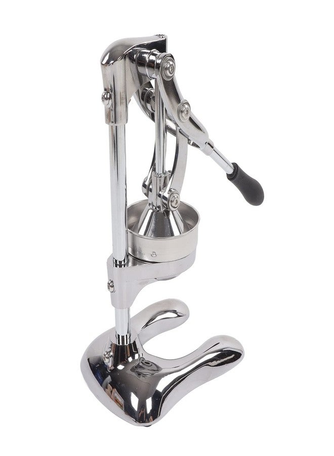 Asixxsix Commercial Grade Manual Hand Press Fruit Squeezer, Heavy Duty Stainless Steel Citrus Lemon Orange Juicer for Home Kitchen Use, Just Pull Down Handle, Stable U Shaped Base - Image 1