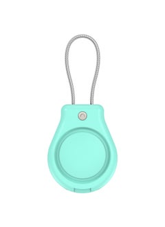 Safety Lock Metal Rope Protective Cover Suitable For Apple Airtag Protective Cover Locator Anti-loss Device Three-proof Full Package-Color:Mint Green-Applicable Models:Suitable For Apple Airtag Protective Case