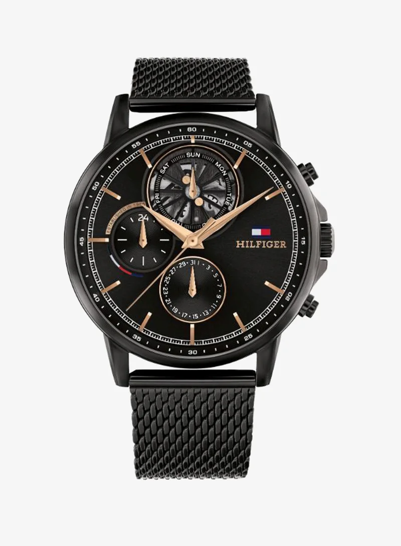 TOMMY HILFIGER Mens Analog Multifunction Quartz Watch With Stainless Steel Bracelet - 1710610