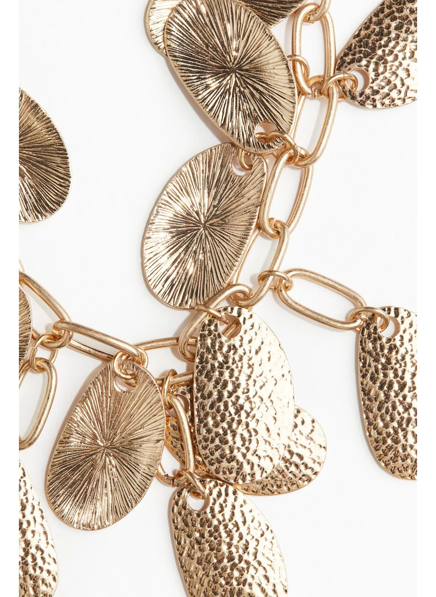 اتش اند ام Metal-Disc Pendant Necklace