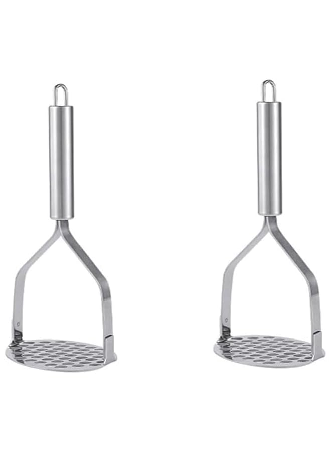 إي سي في في قطعة من البطاطس المهروسة المصنوعة من الفولاذ المقاوم للصدأ دليل هراسة الفواكه والخضروات مطحنة طعام المطبخ للأطفال أدوات صغيرة متطابقة - Image 1