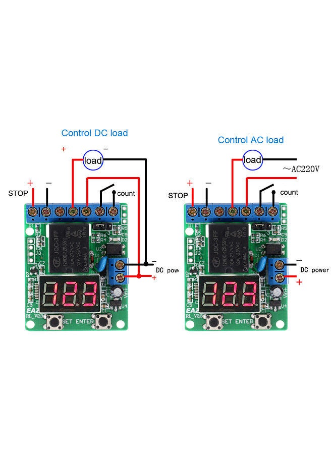 Generic - CT 1.1 Counter Controller Module Counter Kit Module Circuit Board 0~999 Counting Range 12V - Image 1