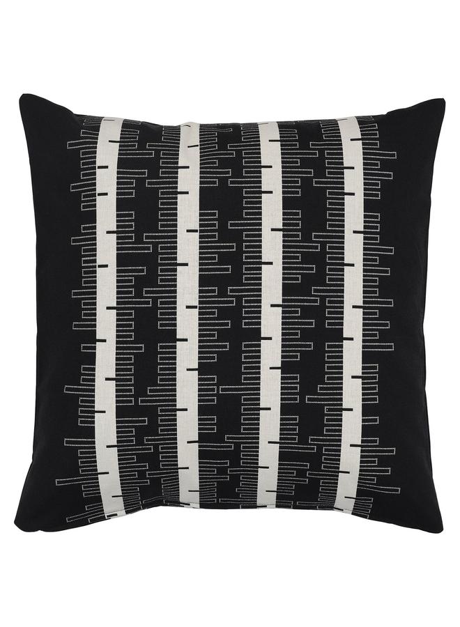 Green Tiger Cushion Cover, Black/Off-White, 50X50 Cm - Image 1