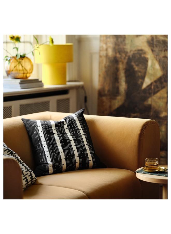 Green Tiger Cushion Cover, Black/Off-White, 50X50 Cm - Image 2