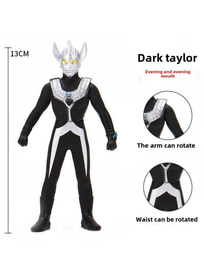 13CM Ultraman Soft Plastic Tiga Style Maltos Galaxy Zero Tiga Superman Children's Hot Toys Wholesale-Color:49, Dark Tairo - Image 1