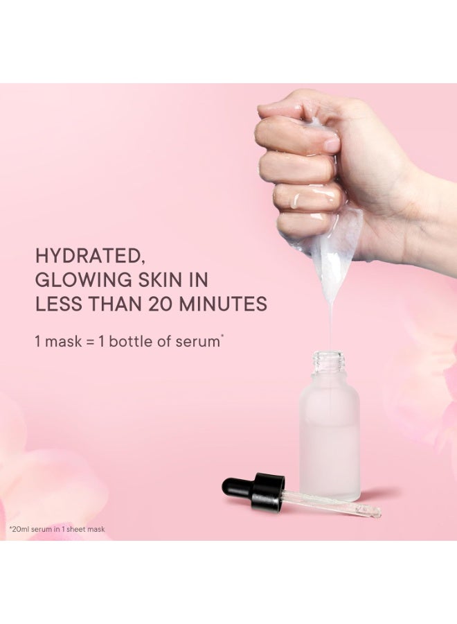 كوينش QUENCH BOTANICS: قناع ورقي كوري لتفتيح البشرة بلمسة إشراق زهر الكرز | قناع وجه كوري لبشرة متألقة | يرطب البشرة ويوحد لونها | صُنع في كوريا (25 مل) - Image 4