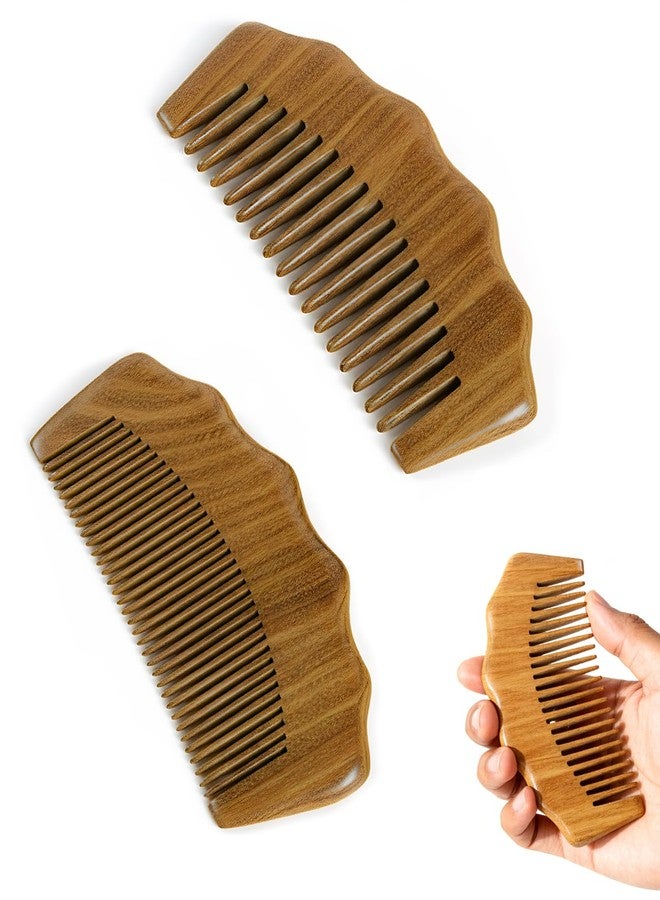 Waaqkid 2PCS Wooden Birth Comb for Labor Pain, Wood Birthing Combs for Women - Image 1