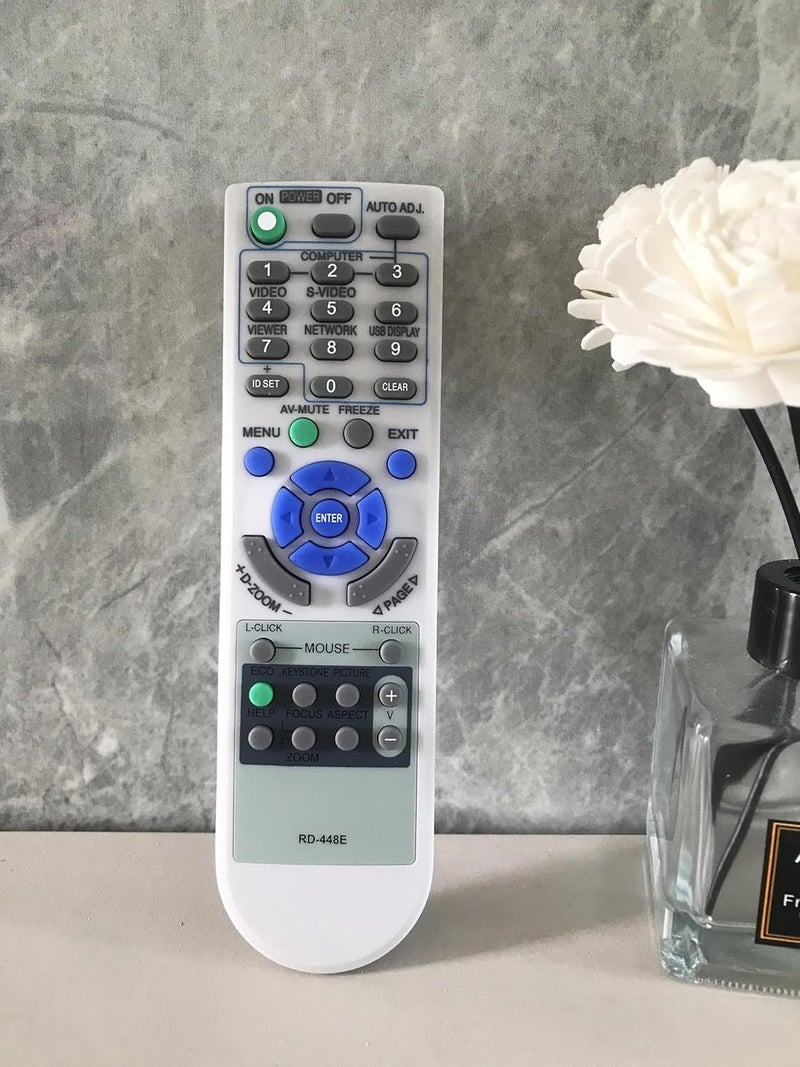 BOMAZ Replacement Projector Remote Control for NEC LT380 LT375+ NP310 NP400 NP400C NP54+ NP60+ NP-M322W NP-M322X - Image 3