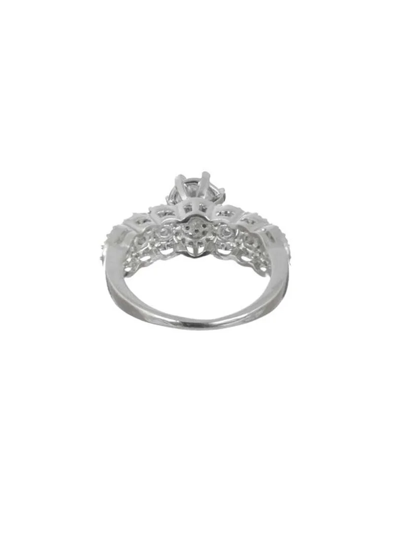 Priyaasi Women White AD-Studded Finger Rings