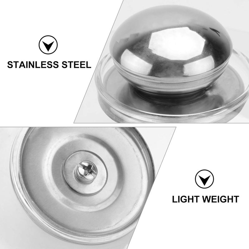 comfrt Round Clear Cake Dome Cake Display Stand Base Cover Serving Platter Cheese Dish Holder Cover with Knob Handle - Image 3