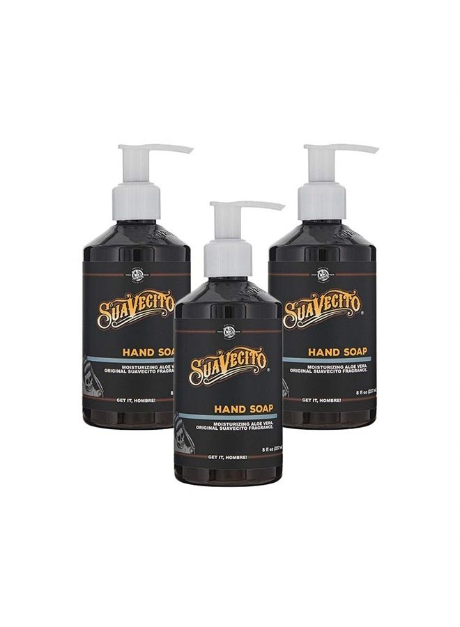 SUAVECITO Liquid Hand Soap 8 oz 3 Pack - Image 1