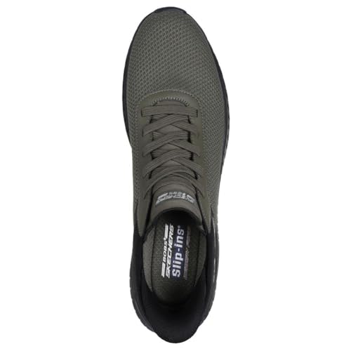 Skechers Bobs Hands Free Slip-ins Squad Chaos - Balanced Edge Olive - Image 2