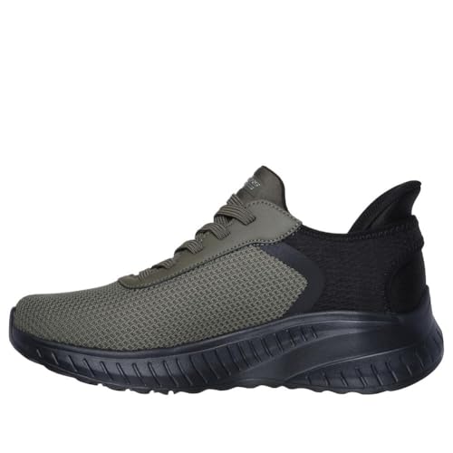 Skechers Bobs Hands Free Slip-ins Squad Chaos - Balanced Edge Olive - Image 4