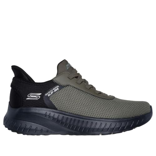 Skechers Bobs Hands Free Slip-ins Squad Chaos - Balanced Edge Olive - Image 5