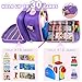 amiumuca Carrying Case Compatible with Little Tikes Story Dream Machine Books Starter SetKids Toys Storage Case for Little Tikes Storybook Audio Play Character with Handle and Shoulder Strap purple - Image 4