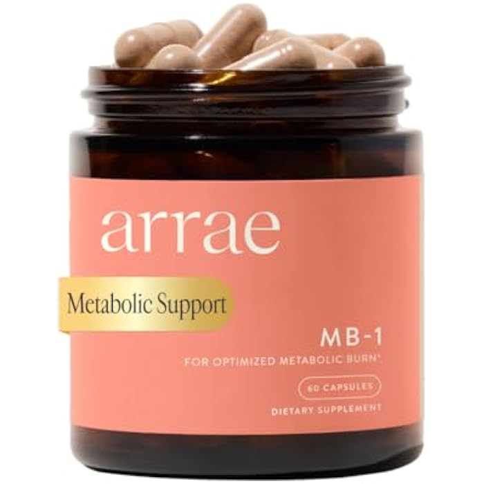 Arrae MB-1, Natural Dietary Supplement, Control Appetite, Increase Energy, Support Healthy Metabolism, 60 Capsules - Image 1