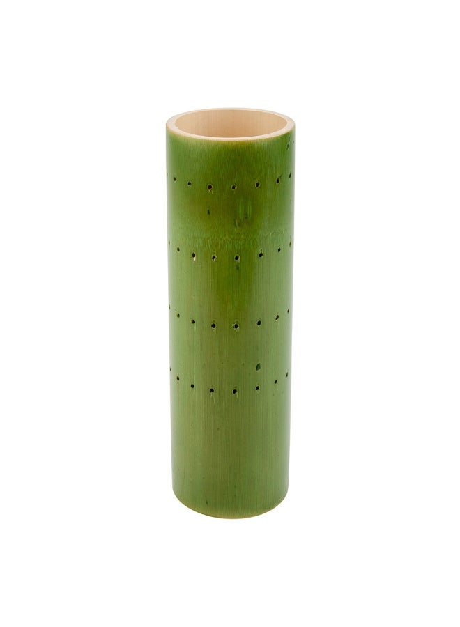 Restaurantware 12 Inch Skewer Stand, 1 72 Slots Food Skewer Holder - Tree Trunk Design, Eco Friendly, Green Bamboo Skewer Holder Display, For Appetizers - Image 1