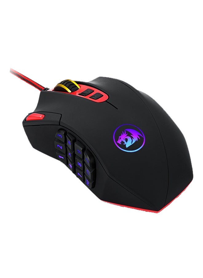 REDRAGON M901 Perdition LED Wired Gaming Mouse Red/black - Image 3