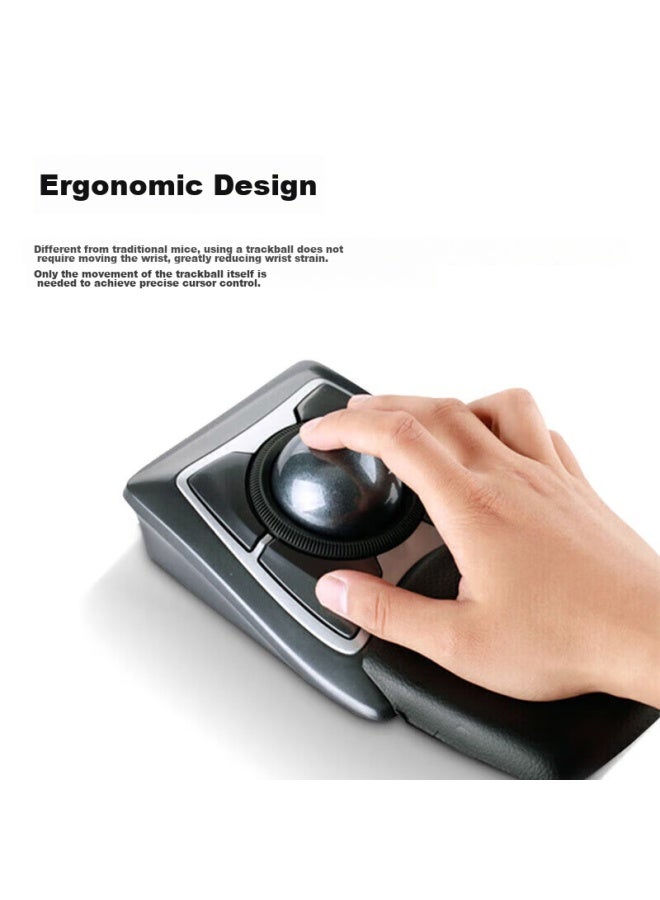 Kensington Wireless Trackball, Home And Office Mouse Design, Ergonomic Mouse, Wireless Bluetooth, With Wrist Rest, Compatible With Asus, Lenovo, Shenzhou, Hp, Apple, K72359 - Image 4