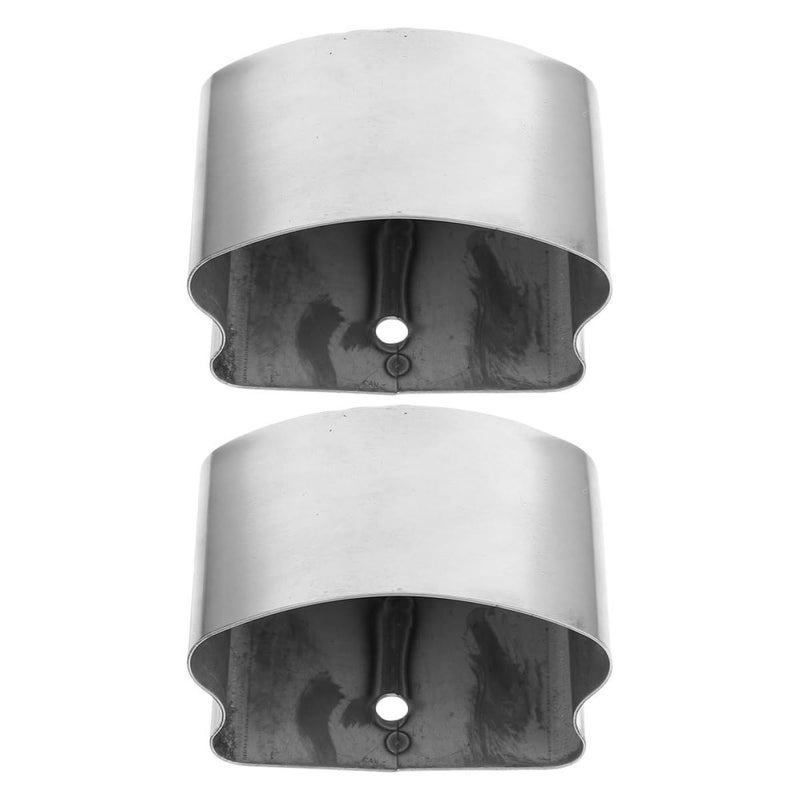 PVC Stair Handrail End Caps 2pcs Tight Sealing Indoor Outdoor Use - Image 2