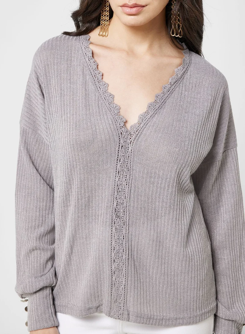 ELLA V Neck Sweater