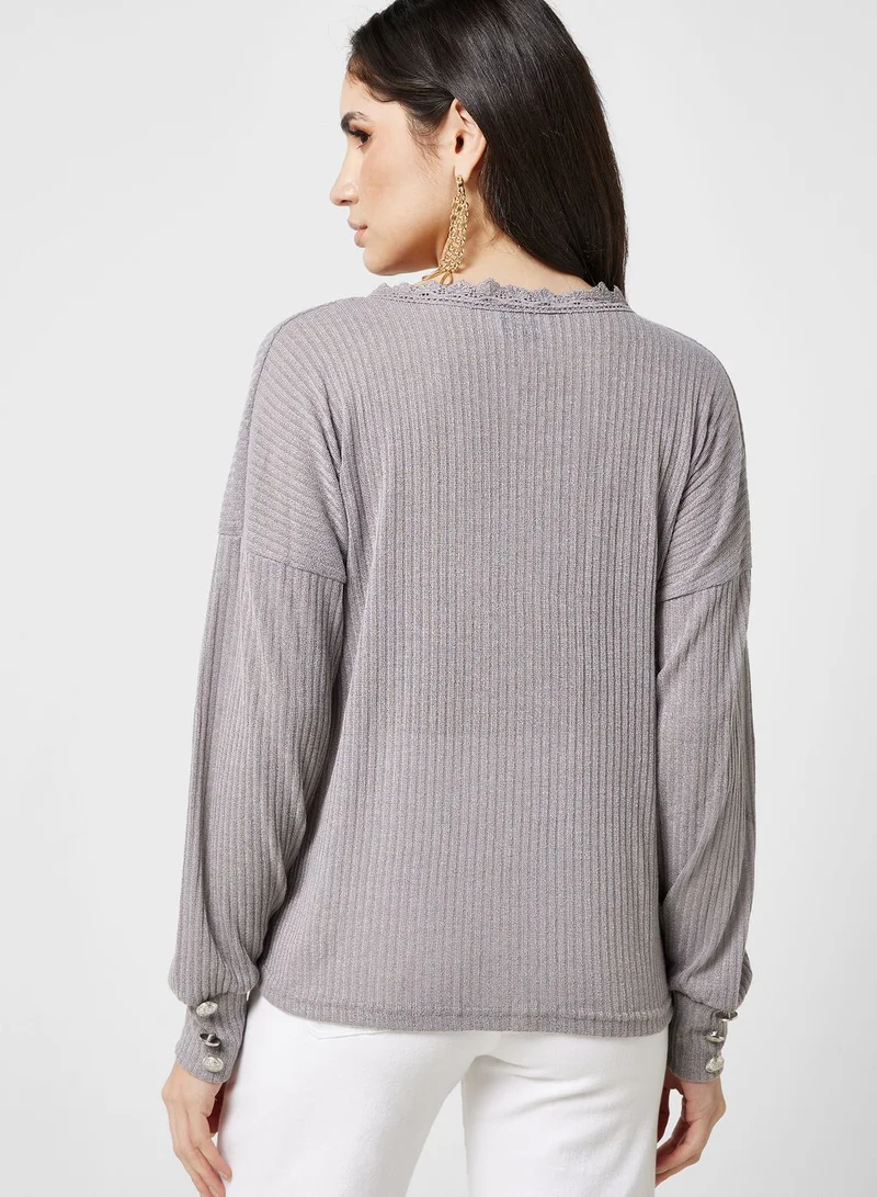 ELLA V Neck Sweater