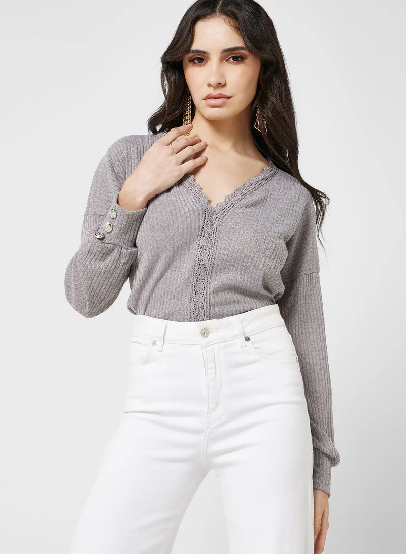 ELLA V Neck Sweater