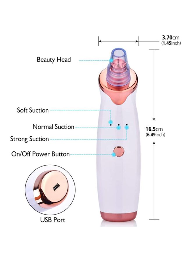 Generic Portable Electric Blackhead Suction Device Rose Gold 19.5 x 4.5 9.5cm  - Image 4