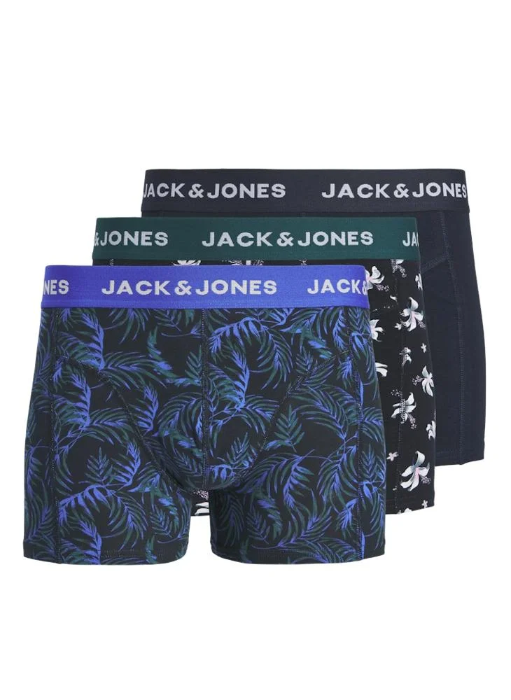 JACK & JONES 3 Pack Of Logo band Trunks